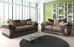 Dino Cord Fabric Corner Sofa with Footstool – 2, 3 Seater or Corner, Soft Corduroy Couch with Bed Option
