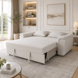 Tokyo 2 Seater Pull Out Sofa Bed – Plush Velvet Fabric